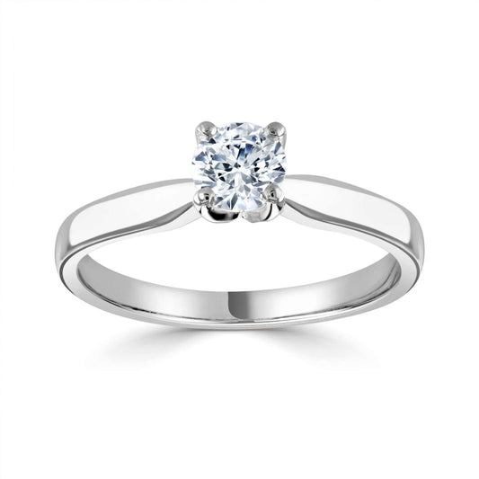 Round Solitaire Engagement Ring