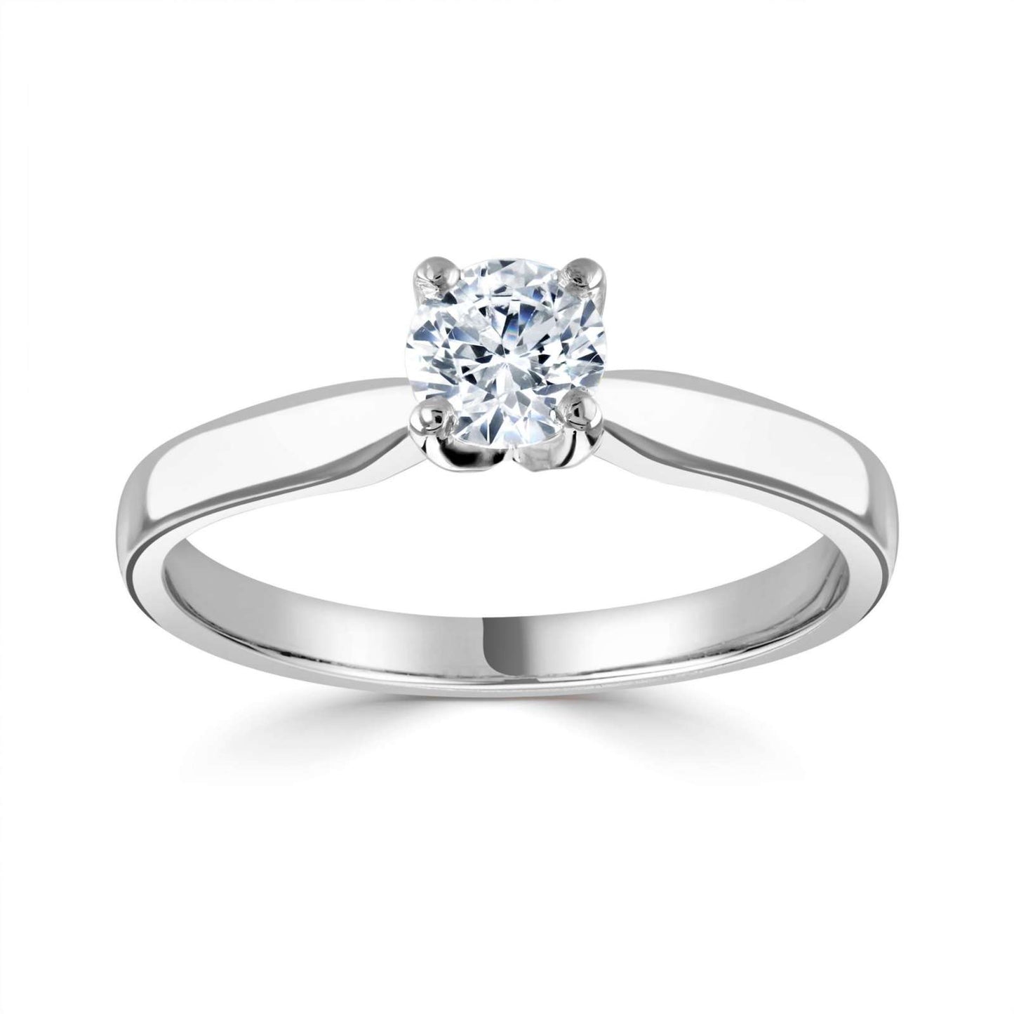 Round Solitaire Engagement Ring