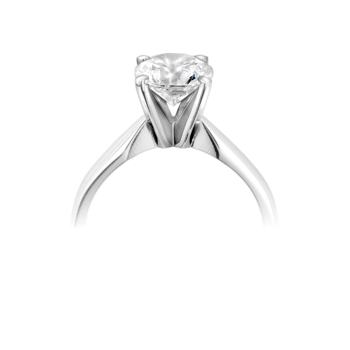 Round Solitaire Engagement Ring