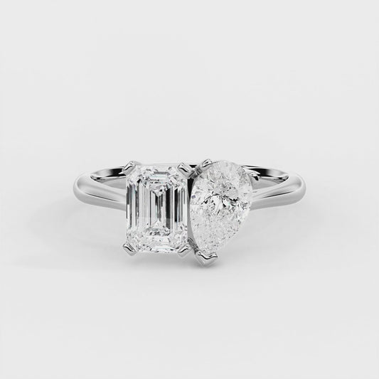 Toi Et Moi Engagement Ring
