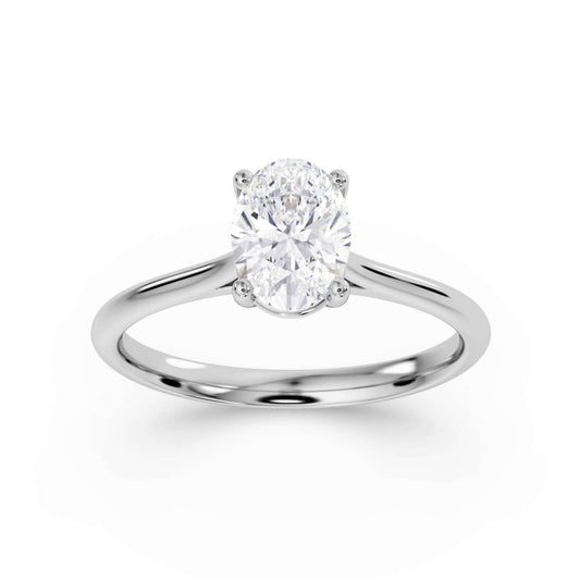 Oval Solitaire Engagement Ring