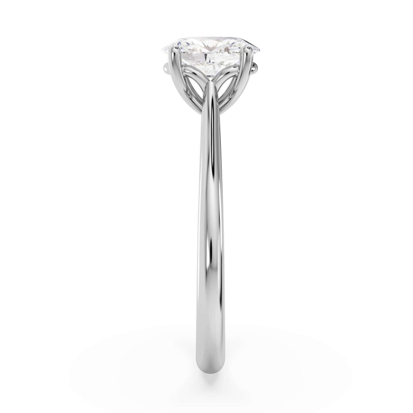 Oval Solitaire Engagement Ring