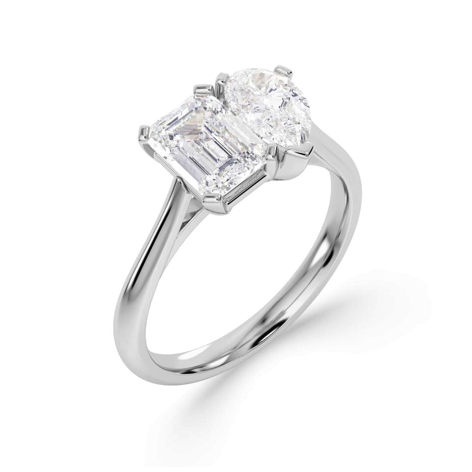 Toi Et Moi Engagement Ring