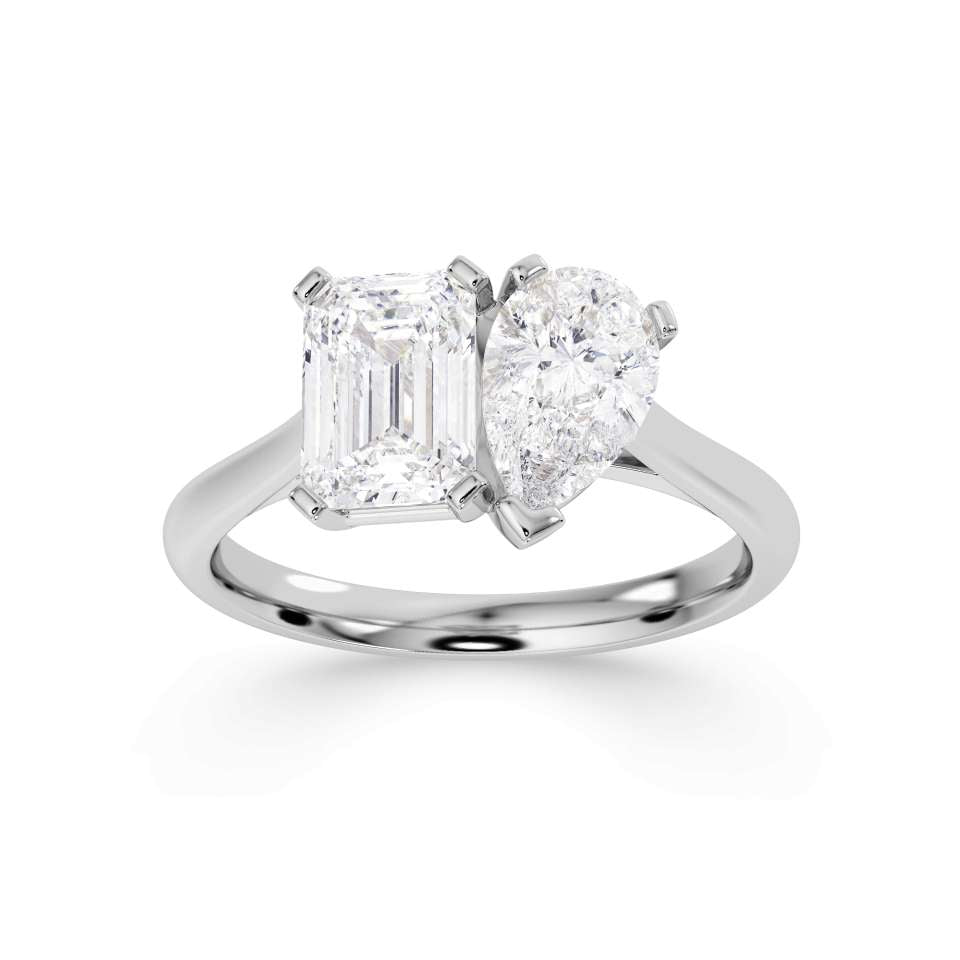 Toi Et Moi Engagement Ring